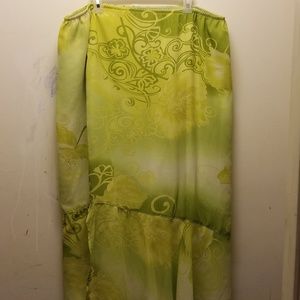 Green Flower Skirt